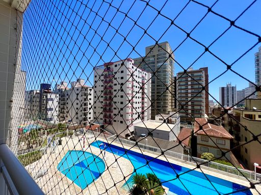 Vista livre da sacada da sala.