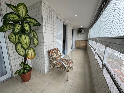 Sacada gourmet envidraçada.