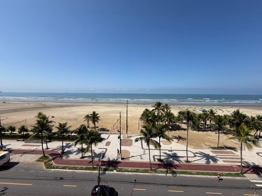 Vista para o mar do dormitório