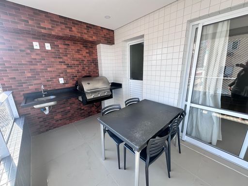 Sacada gourmet com vista livre.