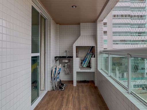 Sacada gourmet com vista livre.