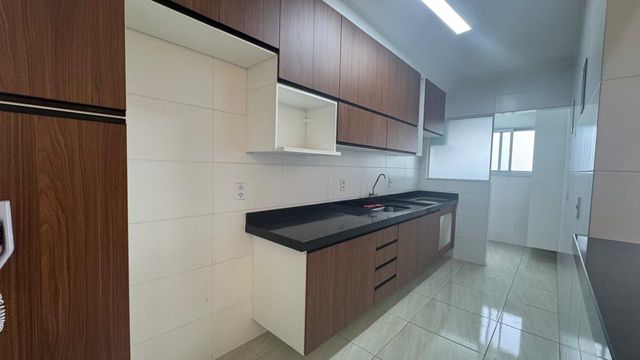 Cozinha americana planejada.