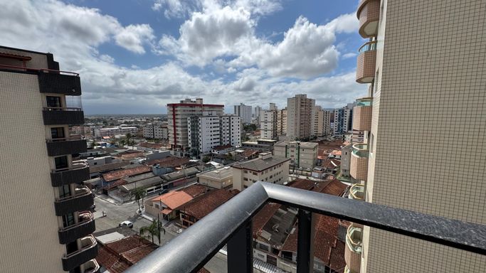 Vista livre da sacada.