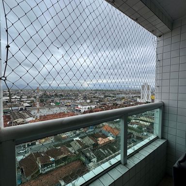 Vista livre da sacada.