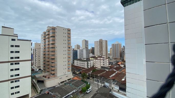 Vista livre da sacada.