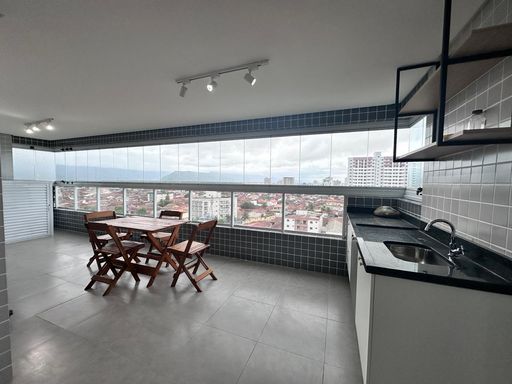 Sacada gourmet envidraçada