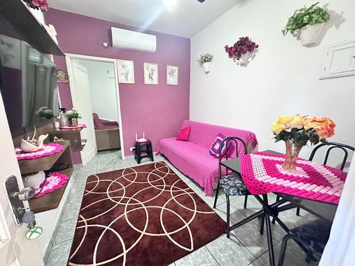 Sala com ar-condicionado.