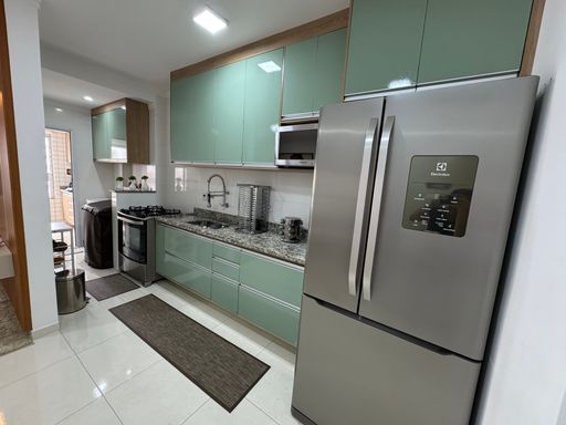 Cozinha planejada conceito aberto.