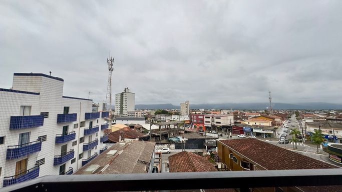 Vista livre da sacada.