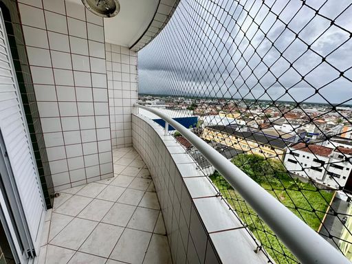 Sacada privativo do dormitório.