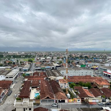 Vista livre da sacada.