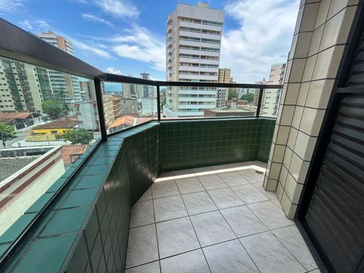 Sacada privativa do dormitório.