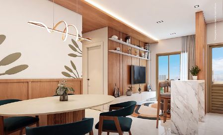 Sala de 2 ambientes.