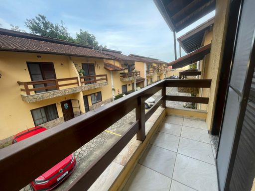 Fachada charmosa do villagio a poucos metros da praia