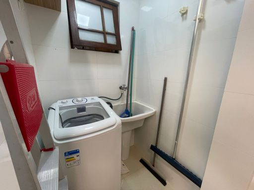 Lavanderia reservada para maior praticidade